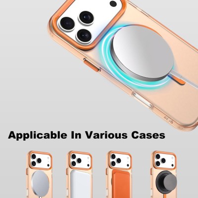 "IMAK" Candy MagSafe Matte Hard Silicone (TPU) Case - orange (iPhone 17 Pro)