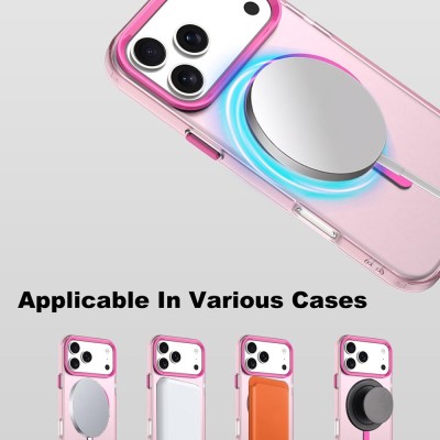 "IMAK" Candy MagSafe Matte Hard Silicone (TPU) Case - pink (iPhone 17 Pro)
