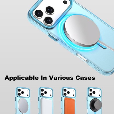 "IMAK" Candy MagSafe Matte Hard Silicone (TPU) Case - Blue (iPhone 17 Pro)