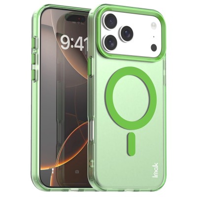 "IMAK" Candy MagSafe Matte Hard Silicone (TPU) Case - Green (iPhone 17 Pro)