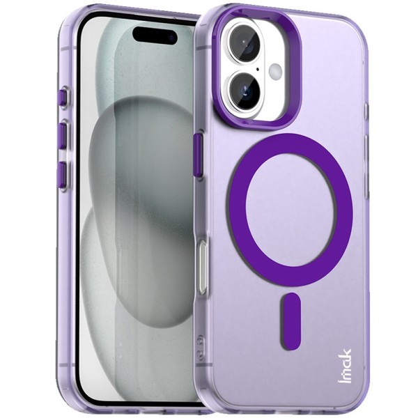 "IMAK" Candy MagSafe Matte Hard Silicone (TPU) Case - purple (iPhone 17)