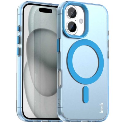 "IMAK" Candy MagSafe Matte Hard Silicone (TPU) Case - Blue (iPhone 17)