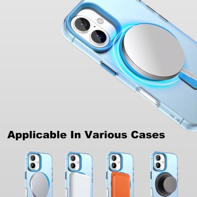 "IMAK" Candy MagSafe Matte Hard Silicone (TPU) Case - Blue (iPhone 17)
