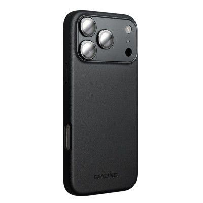 "QIALINO" Slim MagSafe case cover - black (iPhone 17 Pro Max)