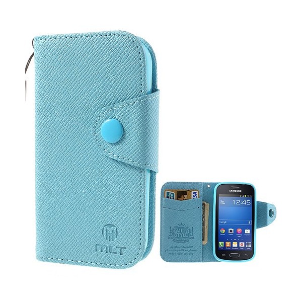 „MLT“ atverčiamas dėklas - mėlynas (Galaxy Trend Lite)