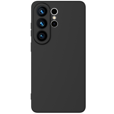 "Shell" hard silicone (TPU) case - black (Galaxy S26 Ultra)