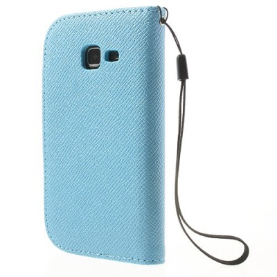 MLT atverčiamas Samsung Galaxy Trend Lite S7390 (S7392) mėlynas dėklas - knygutė / Priedai.lt