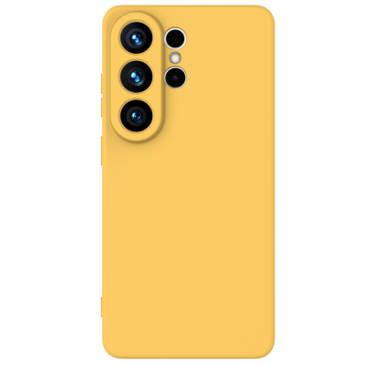 "Shell" hard silicone (TPU) case - yellow (Galaxy S26 Ultra)