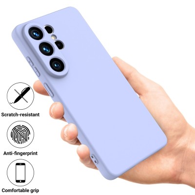 "Shell" hard silicone (TPU) case - purple (Galaxy S26 Ultra)