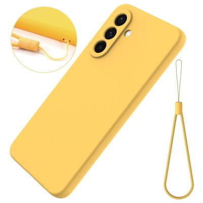 "Shell" hard silicone (TPU) case - yellow (Galaxy S26)