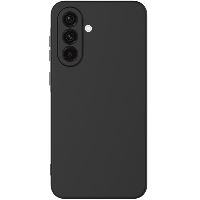 "Shell" hard silicone (TPU) case - black (Galaxy S26+)