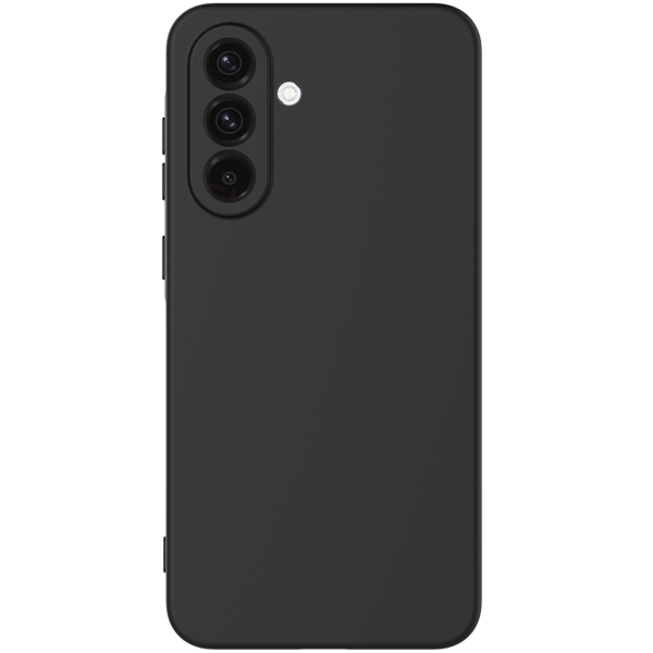 "Shell" hard silicone (TPU) case - black (Galaxy S26+)