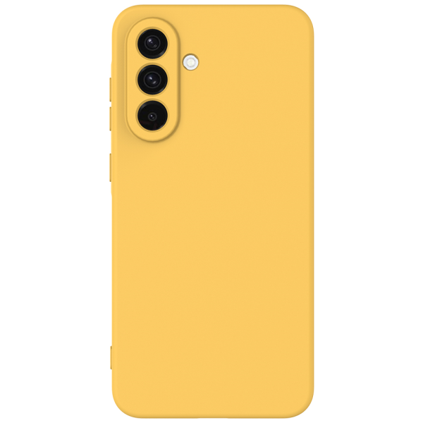 "Shell" hard silicone (TPU) case - yellow (Galaxy S26+)
