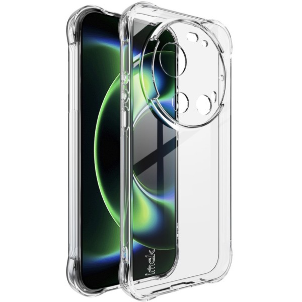 "Imak" reinforced protection hard silicone (TPU) airbag case - transparent (Xiaomi 17 Ultra)