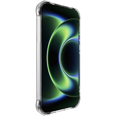 "Imak" reinforced protection hard silicone (TPU) airbag case - transparent (Xiaomi 17 Ultra)
