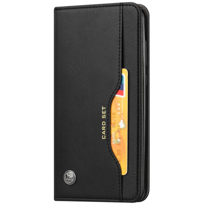 „Boyu“ Solid Flip Book Case - Black (Galaxy A71)