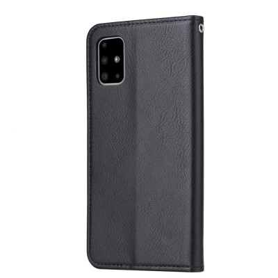 „Boyu“ Solid Flip Book Case - Black (Galaxy A71)