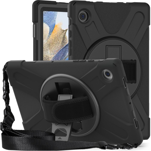 Enhanced protection (360°) case - black (Galaxy Tab A8 10.5 2021)