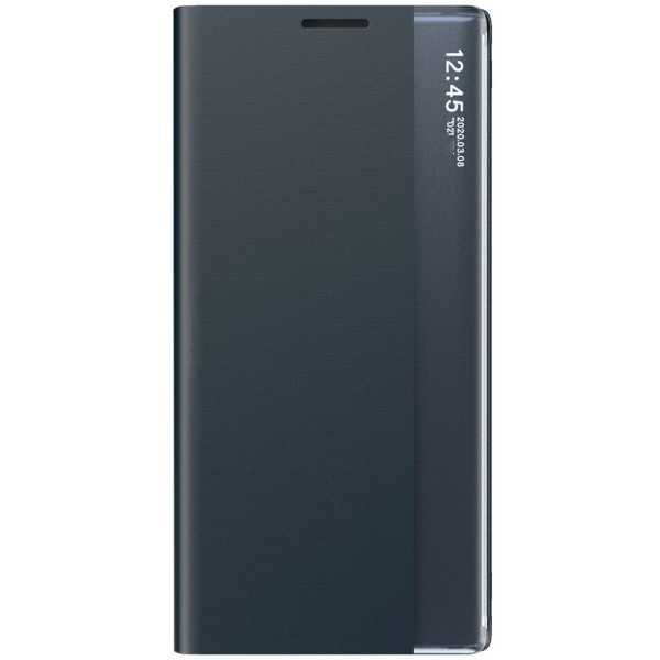 "Baoshi" Side Line flip book case cover - Dark Blue (Galaxy S26 Ultra)