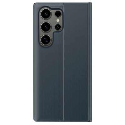 "Baoshi" Side Line flip book case cover - Dark Blue (Galaxy S26 Ultra)