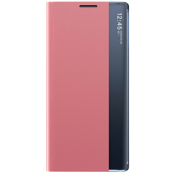 "Baoshi" Side Line flip book case cover - pink (Galaxy S26 Ultra)