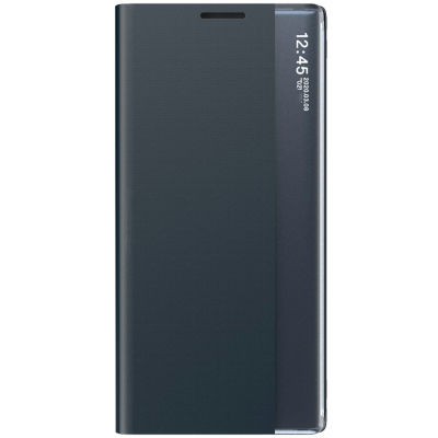 "Baoshi" Side Line flip book case cover - Dark Blue (Galaxy S26)
