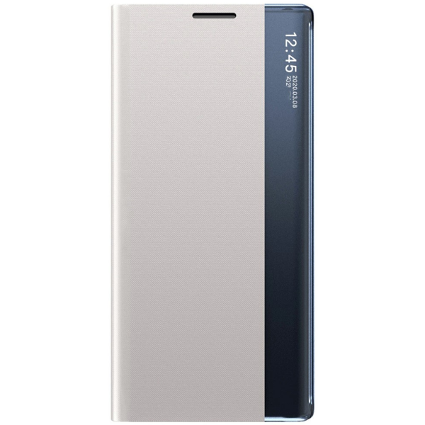 "Baoshi" Side Line flip book case cover - Grey (Galaxy S26+)