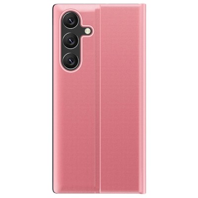 "Baoshi" Side Line flip book case cover - pink (Galaxy S26+)