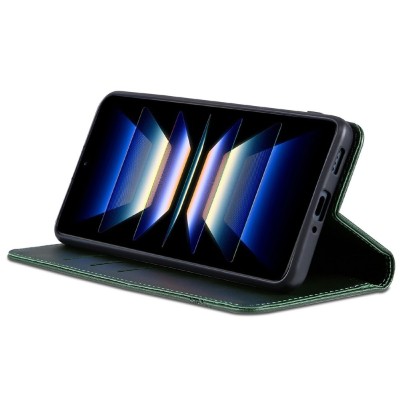 "AZNS" Retro flip book case - Green (Xiaomi 17 Ultra)