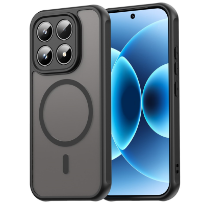 "Mofan" MagSafe Matte Hard Silicone (TPU) Case - Black (Xiaomi 17)