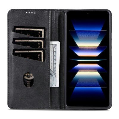 "AZNS" Retro flip book case - black (Xiaomi 17 Ultra)
