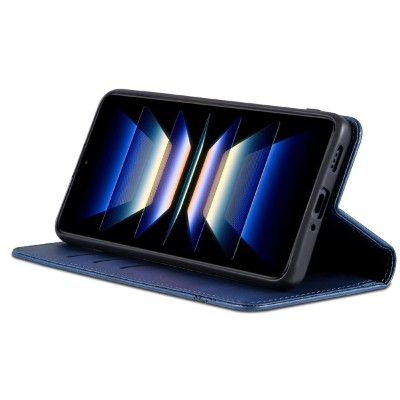 „AZNS“ Retro atverčiamas dėklas - Mėlynas (Xiaomi 17 Ultra)