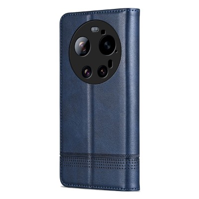 „AZNS“ Retro atverčiamas dėklas - Mėlynas (Xiaomi 17 Ultra)
