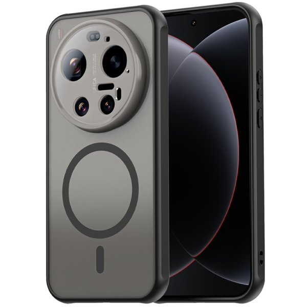 "Mofan" MagSafe Matte Hard Silicone (TPU) Case - Black (Xiaomi 17 Ultra)