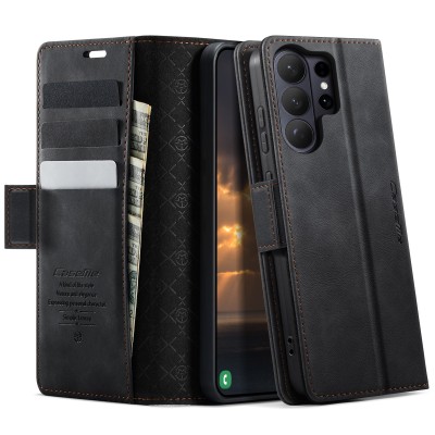 „CaseMe“ Retro Skin Case - Black (Galaxy S26 Ultra)