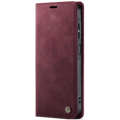 „CaseMe“ Retro Skin Case - burgundy (Galaxy S26 Ultra)