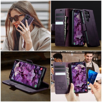 „CaseMe“ Retro Skin Case - Purple (Galaxy S26 Ultra)