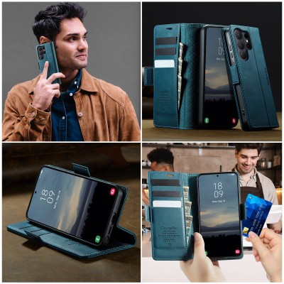 „CaseMe“ Retro Skin Case - Green (Galaxy S26 Ultra)