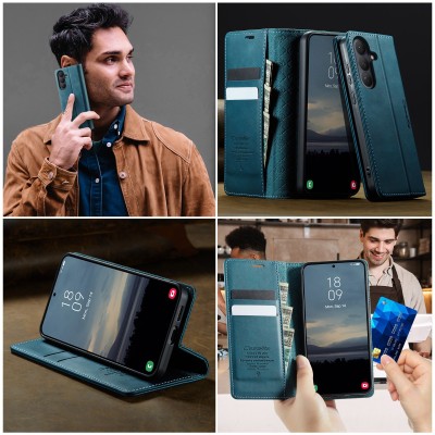 „CaseMe“ Retro Skin Case - Green (Galaxy S26)