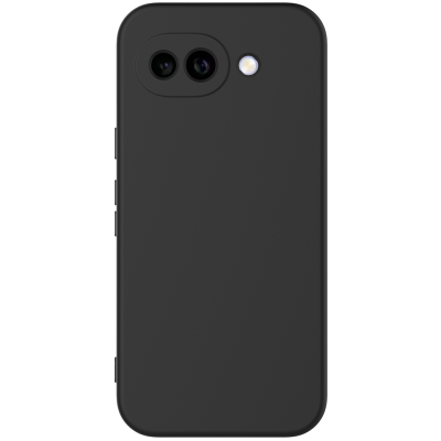 "Shell" hard silicone (TPU) case - black (Pixel 10a)