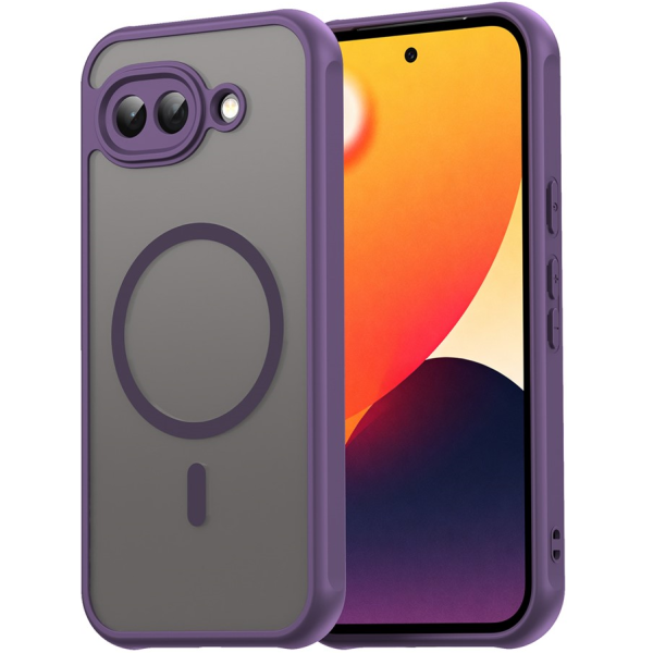 "Mofan" MagSafe Matte Hard Silicone (TPU) Case - Purple (Pixel 10a)