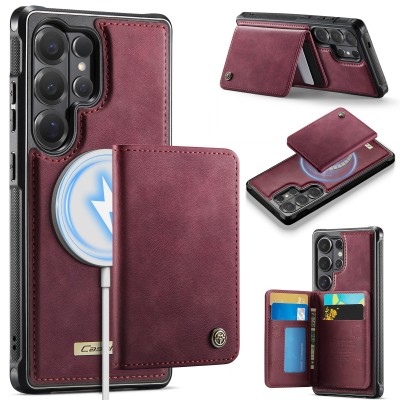 „CASEME“ Wallet case - burgundy (Galaxy S26 Ultra)