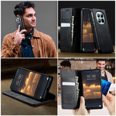 „CaseMe“ Retro Skin Case - Black (Poco M8 Pro / Redmi Note 15 Pro+)