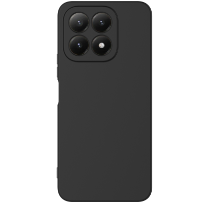 "Shell" hard silicone (TPU) case - black (Xiaomi 17)