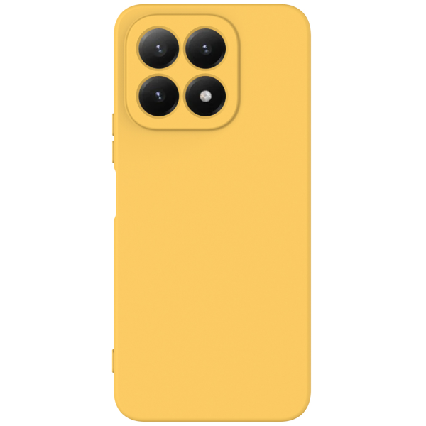 "Shell" hard silicone (TPU) case - yellow (Xiaomi 17)
