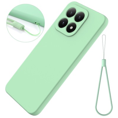 "Shell" hard silicone (TPU) case - green (Xiaomi 17)