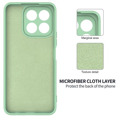 "Shell" hard silicone (TPU) case - green (Xiaomi 17)