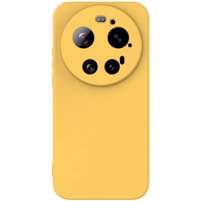 "Shell" hard silicone (TPU) case - yellow (Xiaomi 17 Ultra)