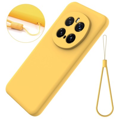 "Shell" hard silicone (TPU) case - yellow (Honor Magic7 Pro 5G)
