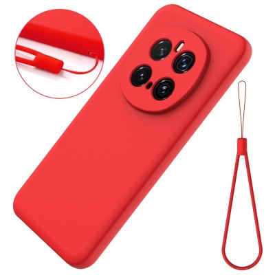 "Shell" hard silicone (TPU) case - red (Honor Magic7 Pro 5G)